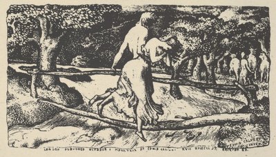 De zondvloed, 1904 door Edward Calvert
