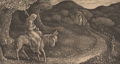 De terugkeer naar huis door Edward Calvert