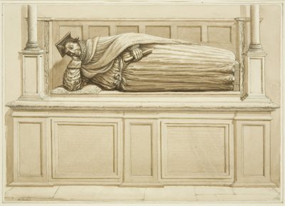 Beeld van Sir George Snygge in St Stephen