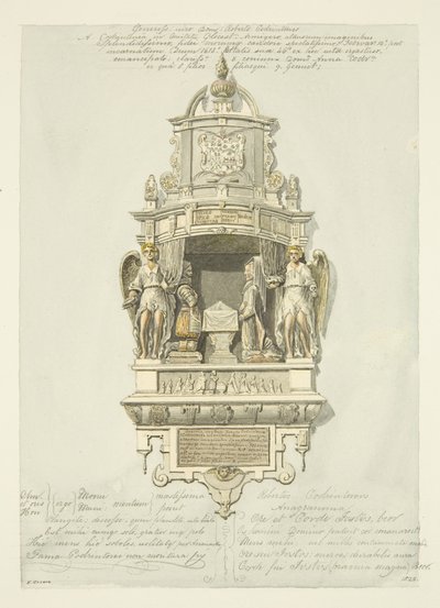 Monument voor Robert Codrington door Edward Cashin
