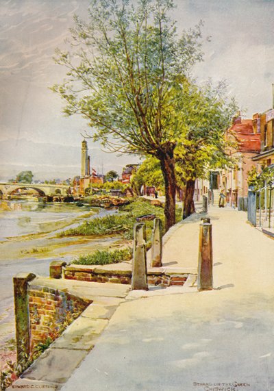 Strand on the Green Chiswick door Edward Charles Clifford