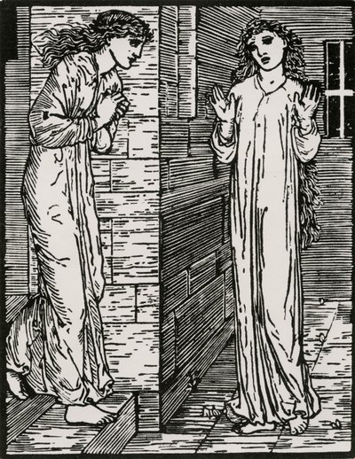 Komt naar de Eerste Zuster door Edward Coley (after) Burne Jones