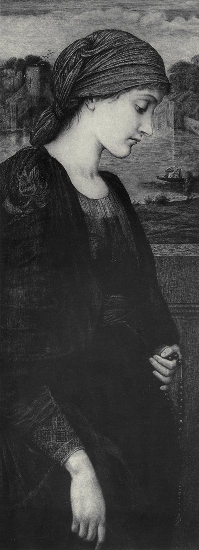 Flamma Vestalis, c.1887 door Edward Coley (after) Burne Jones