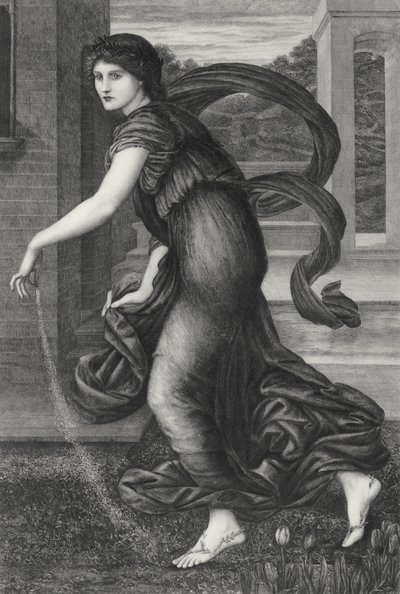 Lente door Edward Coley (after) Burne Jones