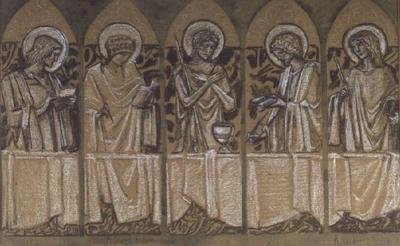 Ontwerp voor een Gedenkteken voor Christina Rossetti door Edward Coley Burne Jones
