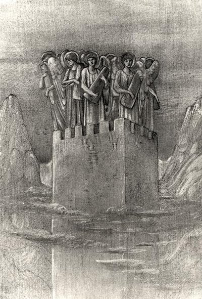 Hynum Gloriae Tuae Canimus door Edward Coley Burne Jones