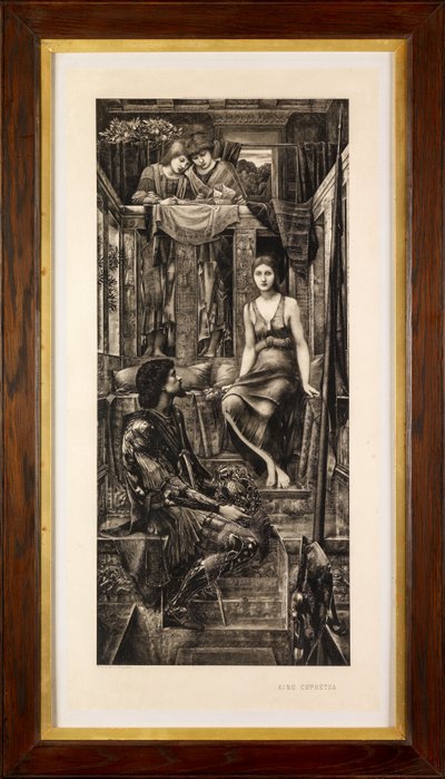 Koning Cophetua en het bedelmeisje door Edward Burne Jones