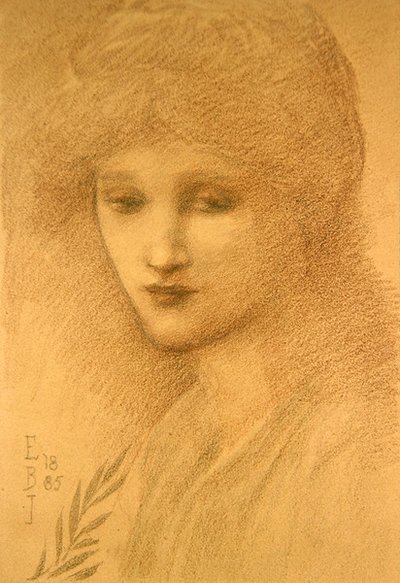 Portret van Laura Littleton door Edward Coley Burne Jones