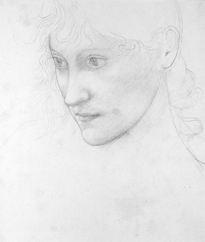 Portret van Laura Tennant door Edward Coley Burne Jones
