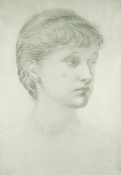 Portret van Madeleine Wyndham door Edward Coley Burne Jones