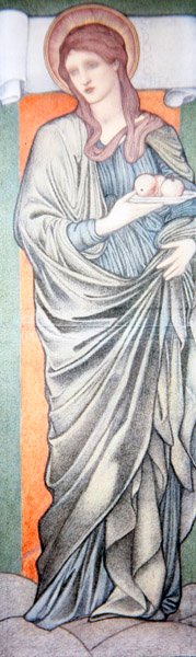 St. Dorothea door Edward Coley Burne Jones
