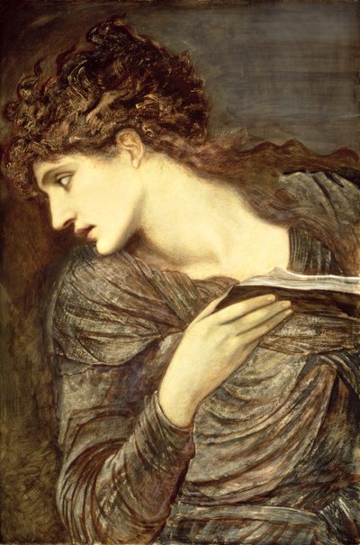 Studie voor het hoofd van Nimue in 