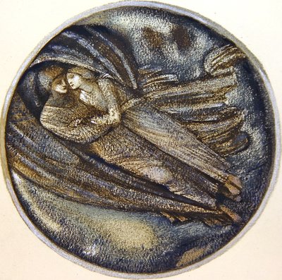 Het Bloemenboek: XXII. Met de wind door Edward Coley Burne Jones