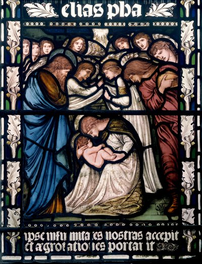De Geboorte door Edward Burne Jones
