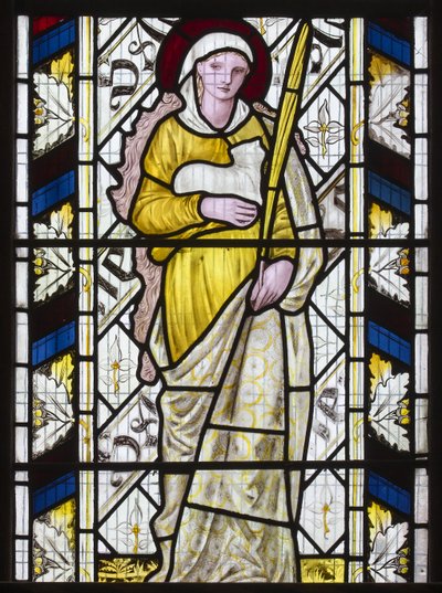 Sint Agnes door Edward Burne Jones