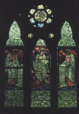 De hemelvaart van Christus door Edward Burne Jones