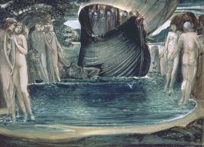 Ontwerp voor De Sirenen, 1890s door Edward Burne Jones