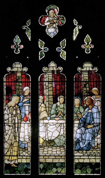 Feest in het Huis van Simon door Edward Burne Jones