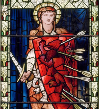 Beeld van Moed, c.1896 door Edward Burne Jones