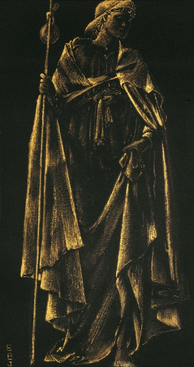 Verzorgende engel door Edward Burne Jones