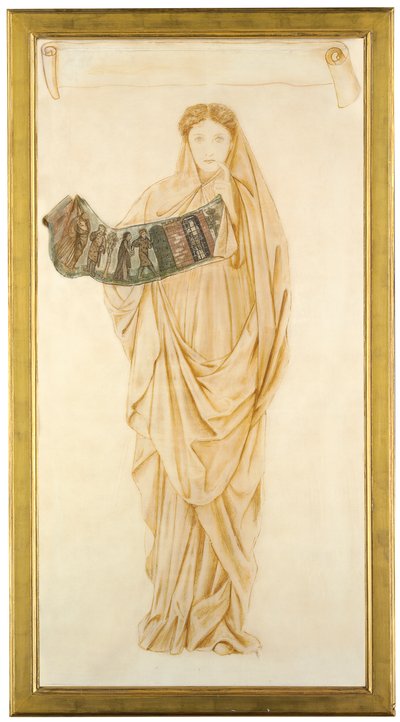 Philomela, 1864 door Edward Burne Jones