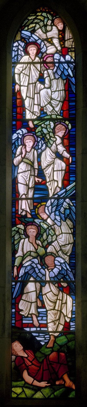 Jakobs droom door Edward Burne Jones