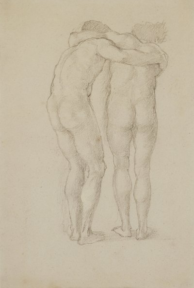Zielen aan de oever van de Styx door Edward Burne Jones