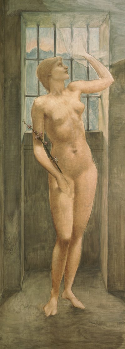 Spes, Hoop in de Gevangenis, c.1874 door Edward Burne Jones