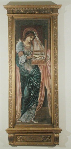 Sint Cecilia door Edward Burne Jones