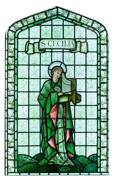 St. Cecilia, c.1897, Edward Burne Jones door Edward Coley Burne Jones