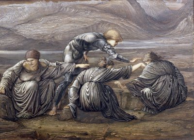Studie voor Perseus en de Graiae, 1880 door Edward Burne Jones