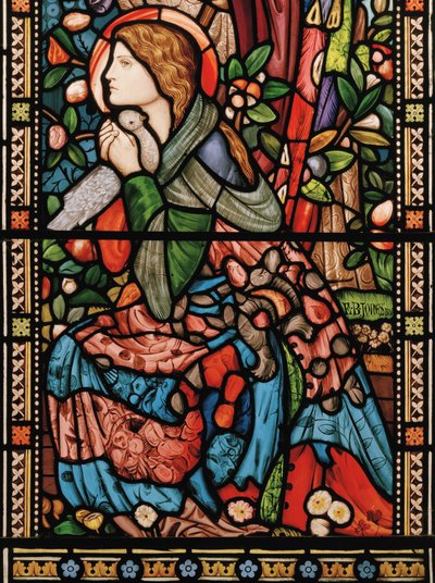 De annunciatie door Edward Burne Jones