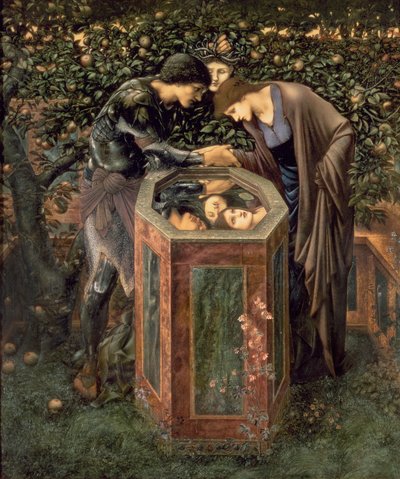Het Onheilspellende Hoofd, illustratie uit William Morris