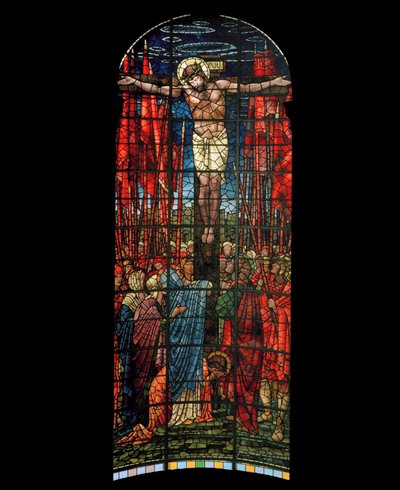 De Kruisiging Raam door Edward Burne Jones