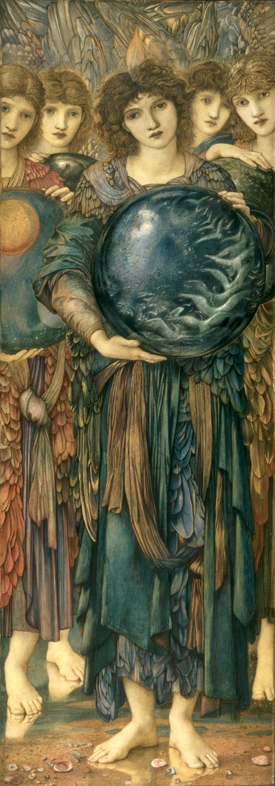 De dagen van de schepping: De vijfde dag, 1870-76 door Edward Burne Jones