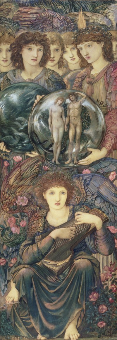 De dagen van de schepping: De zesde dag, 1870-76 door Edward Burne Jones