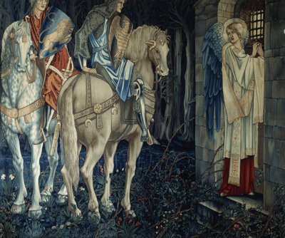 Het falen van Sir Gawain en Sir Ewain om de Heilige Graal te bereiken door Edward Burne Jones