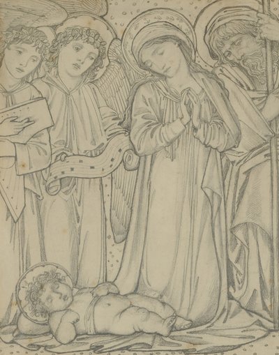 De Heilige Familie door Edward Burne Jones