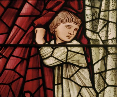 Het Laatste Oordeel Raam (detail) door Edward Burne Jones