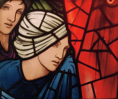 Het Laatste Oordeel Raam (detail) door Edward Burne Jones