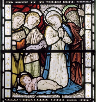 De Geboorte door Edward Burne Jones