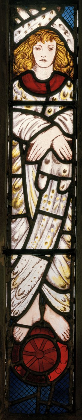 Het nieuwe Jeruzalem (detail) door Edward Burne Jones