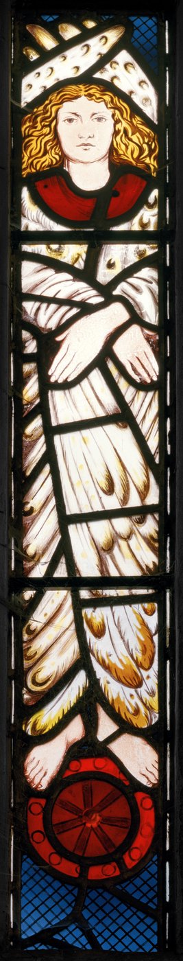 Het nieuwe Jeruzalem (detail) door Edward Burne Jones
