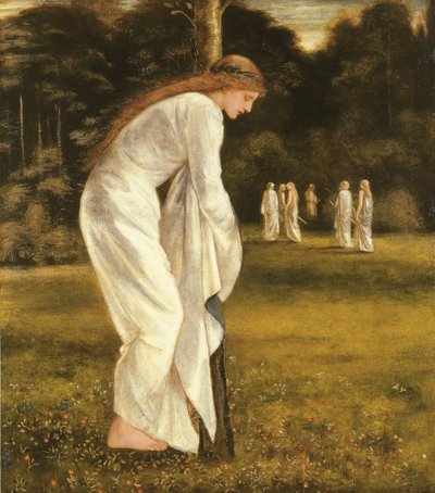 De Prinses Vastgebonden aan een Boom door Edward Burne Jones