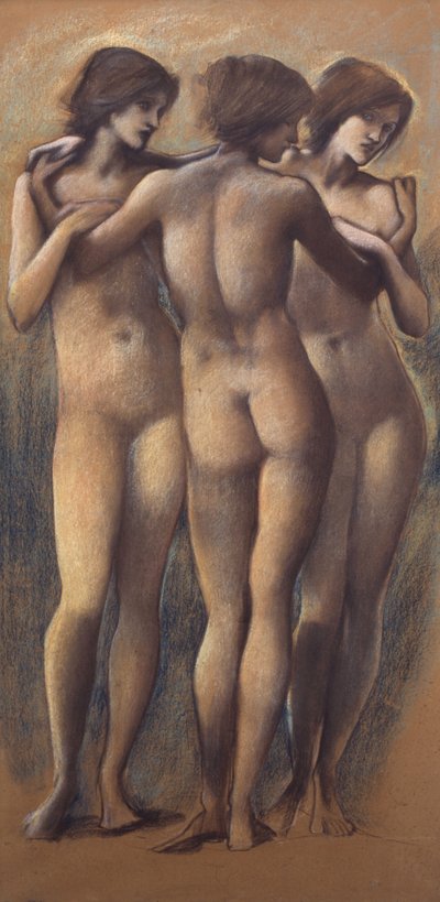 De Drie Gratiën, ca. 1885 door Edward Burne Jones