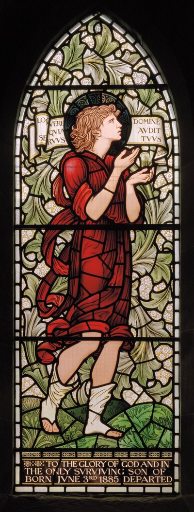 Samuel door Edward Coley and Dearle Burne Jones