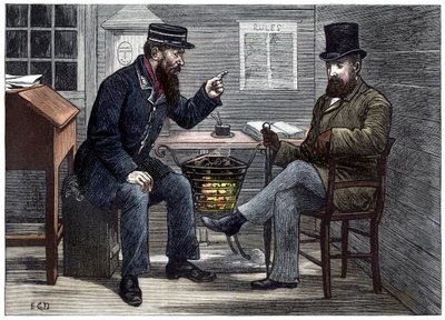 The Signal Man door Charles Dickens door Edward Dalziel