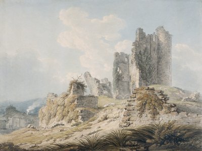 Kasteel Caerphilly door Edward Dayes