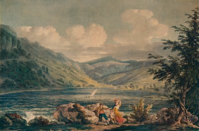 Hawes Water, Westmorland, c1790 door Edward Dayes