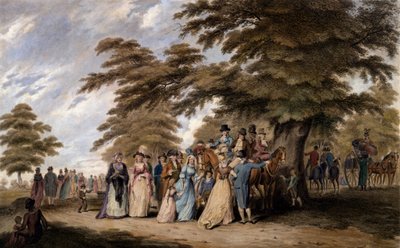 Een wandeling in Hyde Park door Edward Days